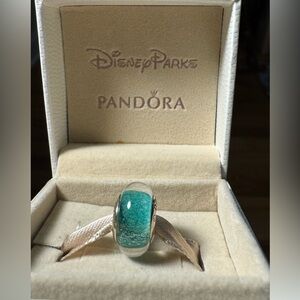 Pandora Disney Parks Ariel's Signature Color Murano Glass Charm